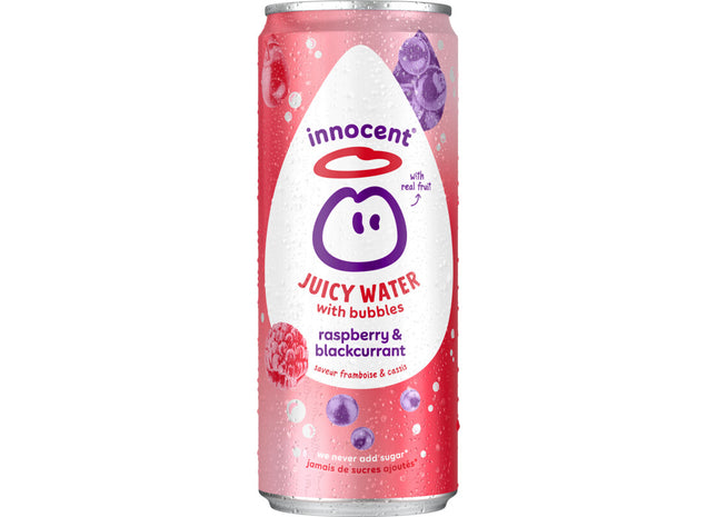 innocent Juicy water with bubbles raspberry