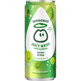 innocent Juicy water with bubbles lemon & lime