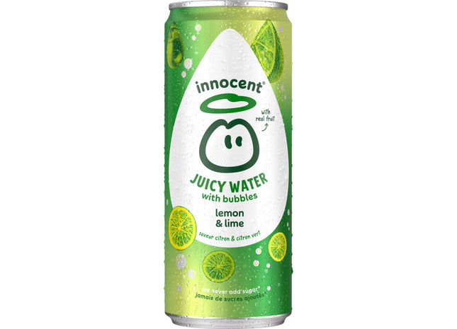 innocent Juicy water with bubbles lemon & lime
