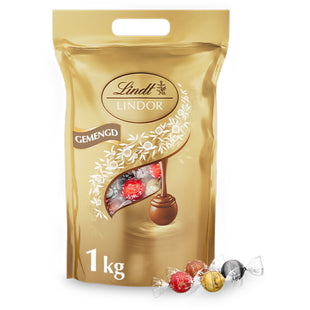 Verschiedene Schokoladenbonbons von Lindt Lindor