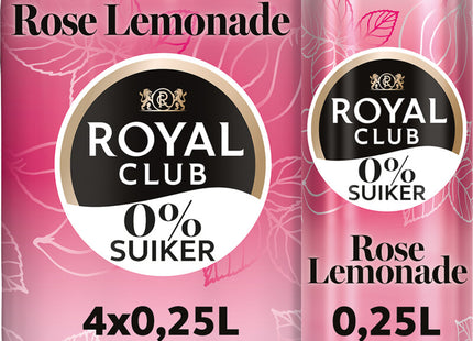 Royal Club Rose lemonade 0% suiker 4-pack