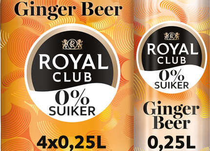 Royal Club Ginger beer 0% suiker 4-pack