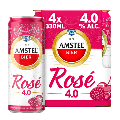 Rosé beer, fruit beer 0.0