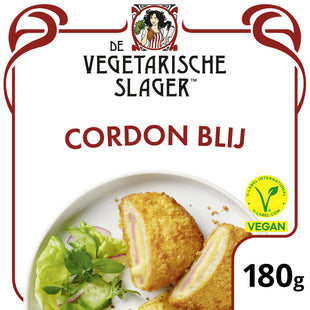 Vegetarische Slager Cordon blij