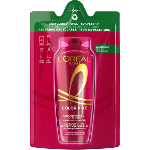 L'Oréal Paris Elvive Color vive shampoo refill