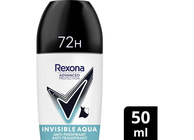 Rexona Antitranspirant unsichtbarer Aquaroller