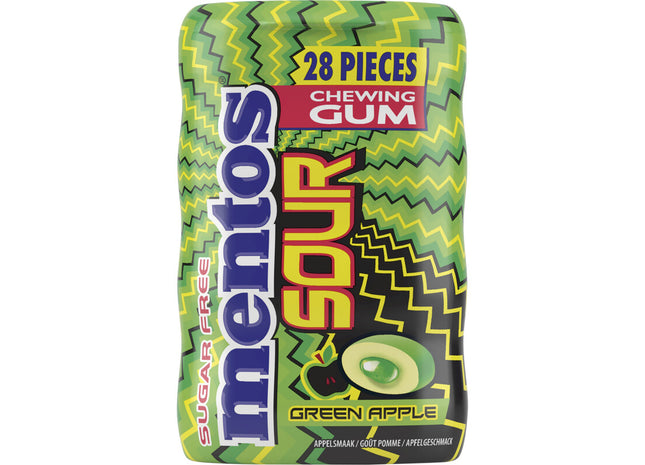 Mentos Gum Sour green apple