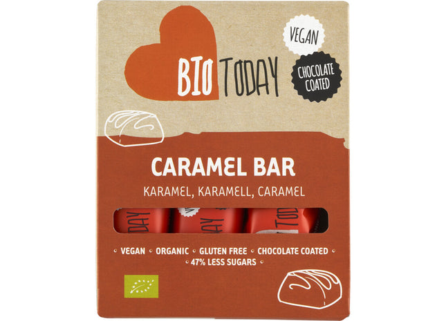 BioToday Vegan choco bar karamel