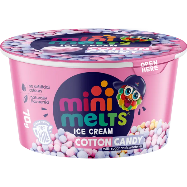Mini Melts Ice cream balls cotton candy