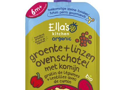 Ella's kitchen Groente ovenschotel met linzen 6m+ bio