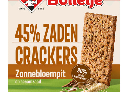 Bolletje 45% zaden crackers zonnebloempit