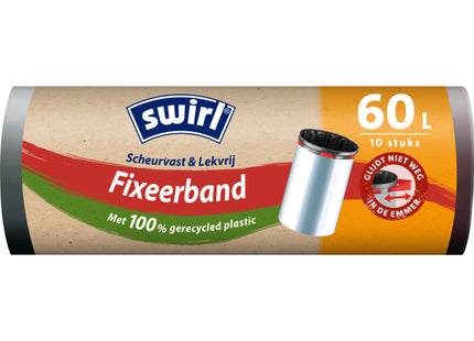 Swirl Afvalzakken fixeerband 60 liter