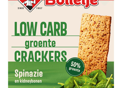 Bolletje 50% groente crackers spinazie