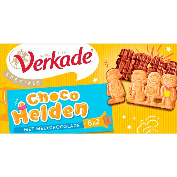 Verkade Choco helden met melkchocolade