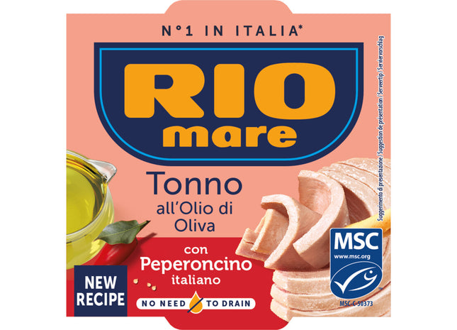 Rio Mare Tonijn in olijfolie rode peper