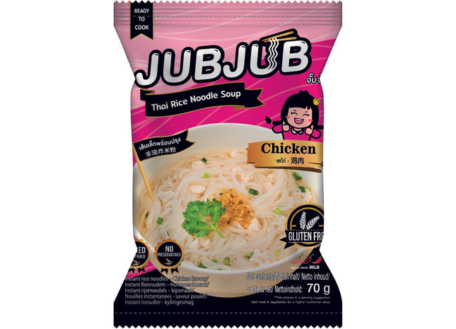 JubJub Instant rijstnoedel kip glutenvrij
