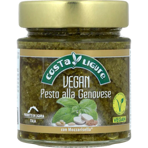 Costa Ligure Pesto genovese vegan mozzarisella