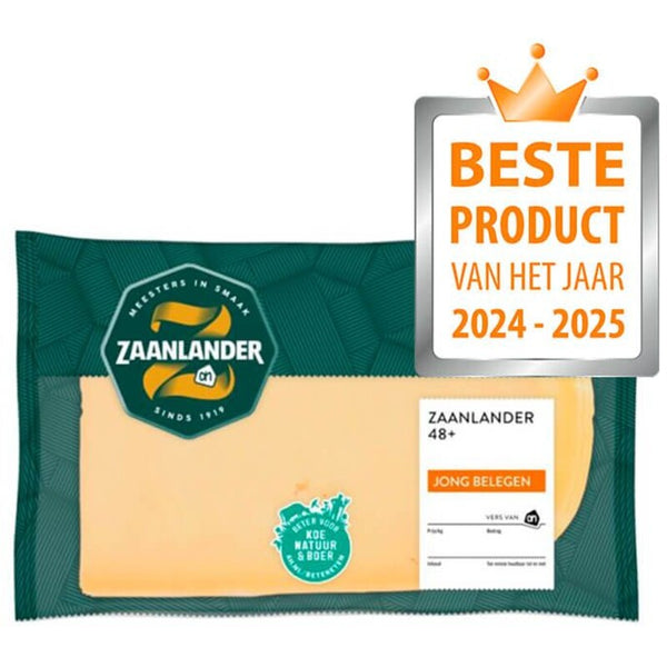 Zaanlander junger mittelalter Käse 48+ Scheiben