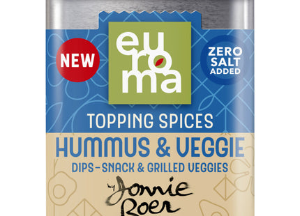 Euroma Topping hummus & veggie by Jonnie Boer