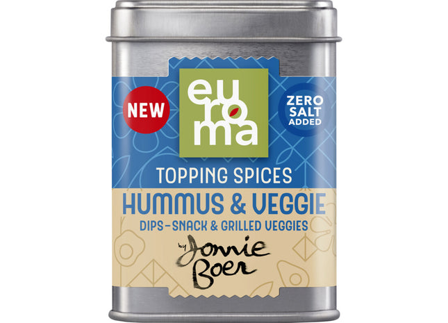 Euroma Topping hummus & veggie by Jonnie Boer