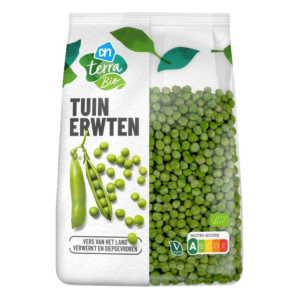 Organic garden peas