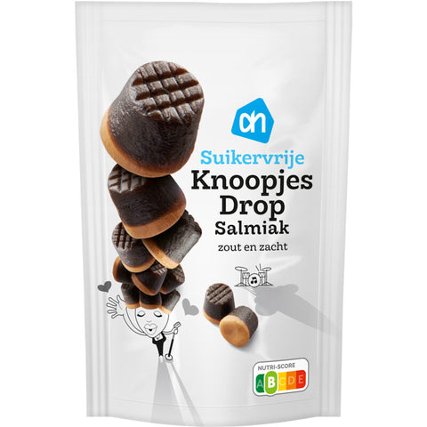 Knoopjesdrop Salmiak Zuckerfrei