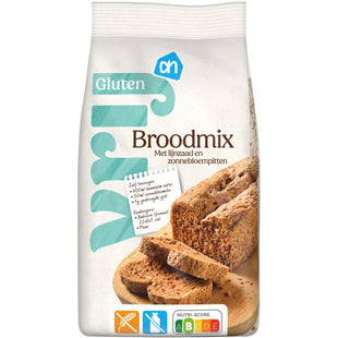 Glutenvrij Broodmix met lijnzaad & zonnebloempitten