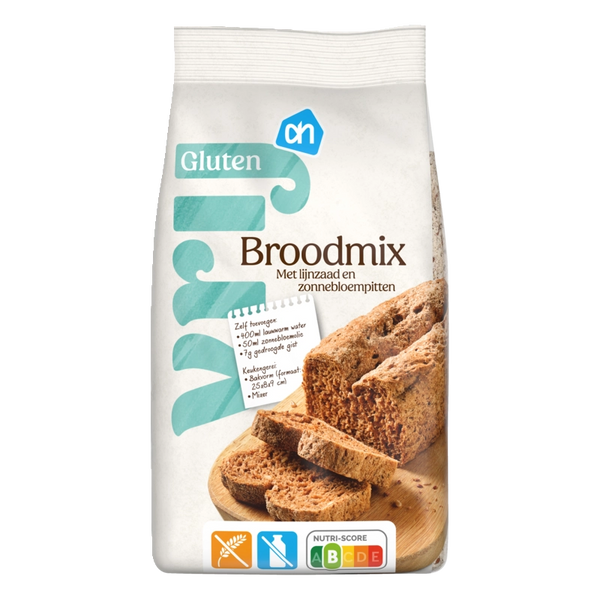 Glutenfreie Brotbackmischung mit Leinsamen & Sonnenblumenkernen