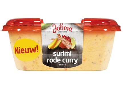 Johma Surimi rode curry salade