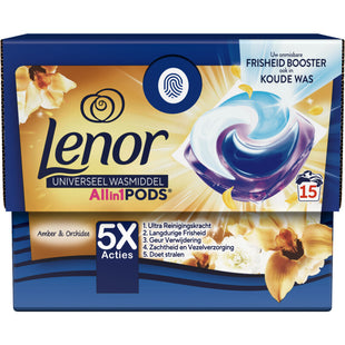 Lenor Pods gouden orchidee wasmiddelcapsules