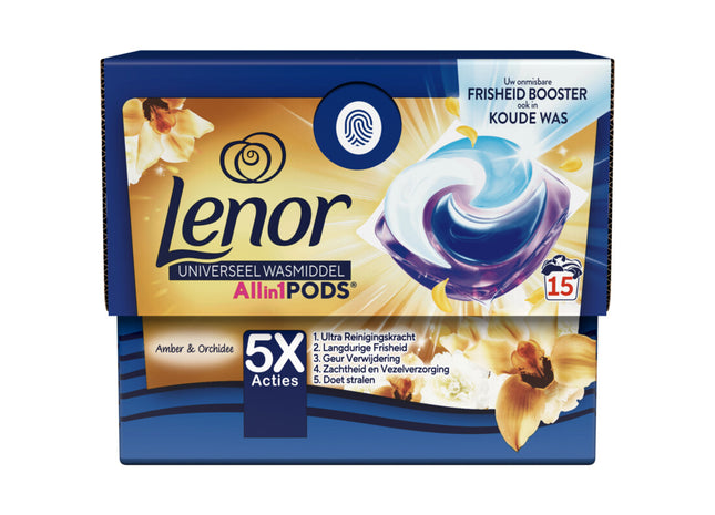 Lenor Pods gouden orchidee wasmiddelcapsules
