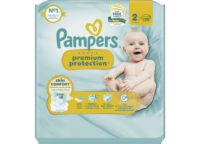Pampers Premium protection luiers maat 2