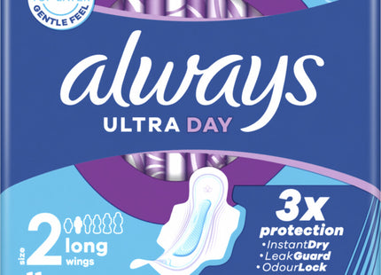 Always Ultra Day Long Wings Damenbinden