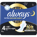 Always Ultra secure night wings maandverband