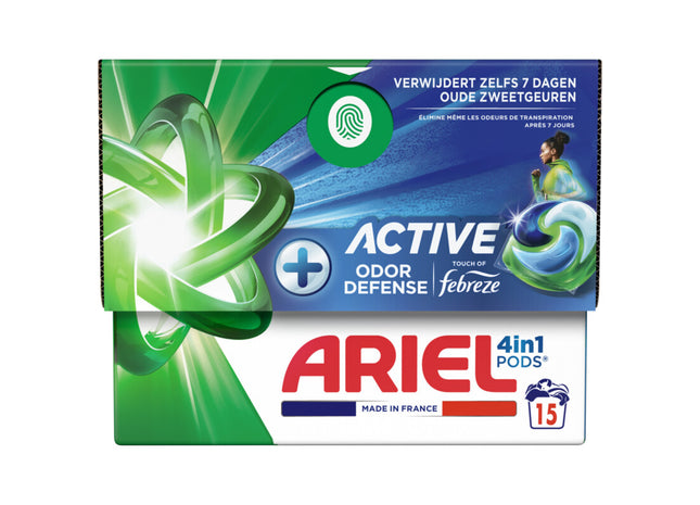 Ariel 4in1 pods+ active wasmiddelcapsules