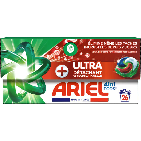 Ariel 4in1 pods+ ultra wasmiddelcapsules
