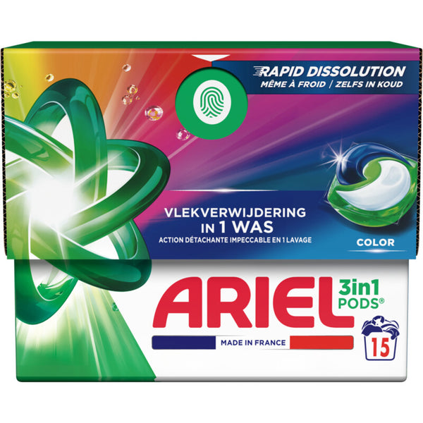 Ariel 3-in-1 pods color wasmiddelcapsules
