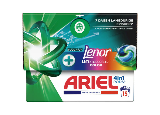 Ariel 4in1 pods+ unstoppables wasmiddelcapsule