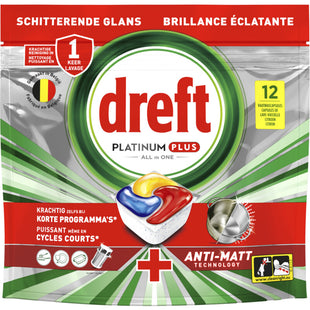Dreft Platinum plus vaatwastabletten 6-pack