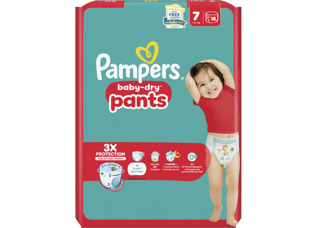 Pampers Baby-dry pants maat 7