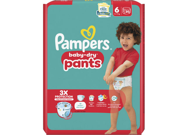 Pampers Baby-dry pants maat 6