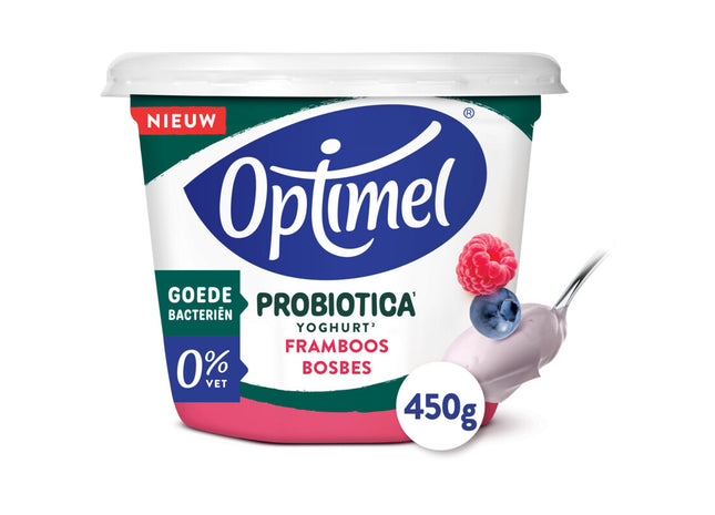 Optimel Probiotica yoghurt framboos bosbes