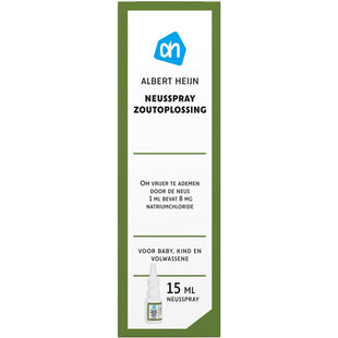 Nasenspray mit Kochsalzlösung