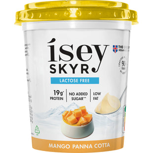 Isey Skyr mango panna cotta