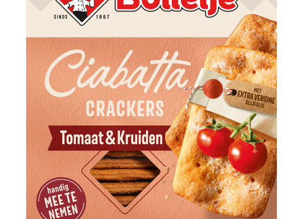 Bolletje Ciabatta crackers tomaat & kruiden