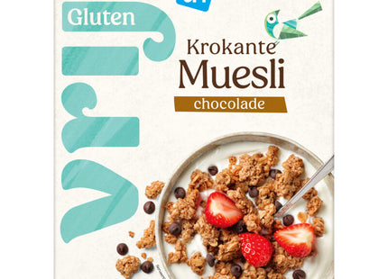 Glutenvrij Krokante muesli chocolade