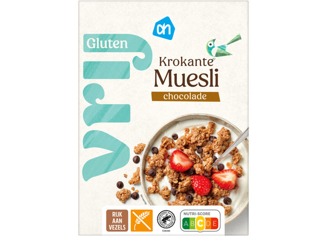 Glutenvrij Krokante muesli chocolade