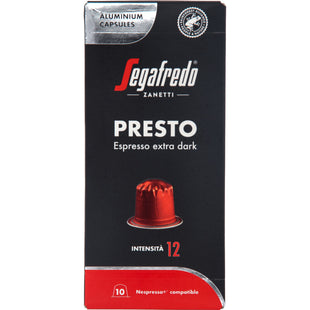 Segafredo Presto Espresso extra dunkle Kapseln