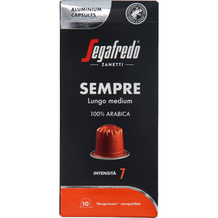 Segafredo Sempre lungo medium capsules