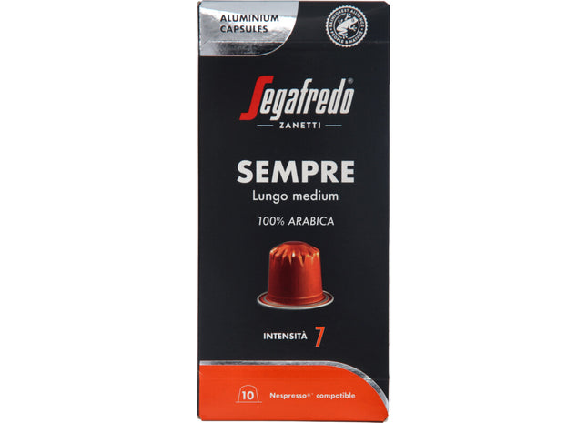 Segafredo Sempre lungo medium capsules
